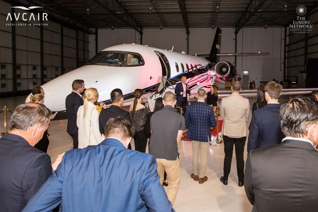 Avcair Shows Off Cessna Latitude Private Jet With Ferrari Brisbane